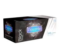 PASANTE Black Velvet Condoms - Paquete de 144 conservadores