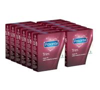 Pasante Condones extrapequeños (36 unidades, Pasante Trim) preservativos extra estrechos, ancho 49 mm, S XS, con ajuste delgado para una sensación segura