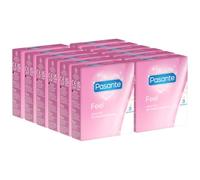 Pasante Feel - Preservativos sensibles, extrafinos y húmedos, para sensaciones intensas, 12 x 3 unidades (36 unidades)
