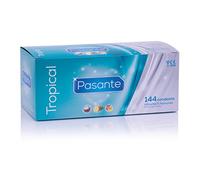 Pasante Healthcare Limited Tropical - Preservativos de sabores tropicales y colores, pack de 144 unidades , XXX
