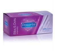 ¡Pasante Intensity ⚡ Condones puntos y estrías para un placer mayor!