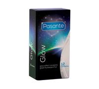 Pasante Preservativos Glow – Fluorescentes que brillan en la oscuridad – 12 unidades