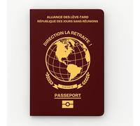 Pasaporte de jubilación - Idea de regalo original de colega | Libro de visitas Humor para completar hombre o mujer | Cuaderno de recuerdos divertido y personalizado para fiesta de jubilación y tarro