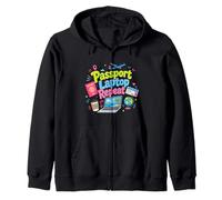 Pasaporte Laptop Repeat Travel Work Lifestyle Design Sudadera con Capucha