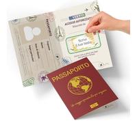 Pasaporte Rasca y Gana Personalizado Vacío | Anuncio Embarazo a los Abuelos, Quieres Ser Mi Testigo, Quieres Ser Mi Testigo | Rasca y Gana Embarazo, Rasca y Gana Testigo de Boda