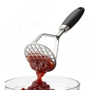 Pasapurés para patatas,Utensilios manuales para cocina,Machacador de Patatas de Acero Inoxidable | para Puré de Patatas, Aguacate, Ensalada, Verduras, Calabaza, Preparación de Comidas, Cocina y Restau