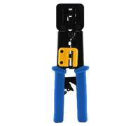 Pasar a través de RJ45 crimpadora herramientas de red manual alicates cat5 cat6 8p8c Pelacables abrazadera de presión pinzas clip multifunción