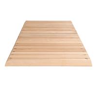 Pasarela de madera Yoga, haya clara, por metro lineal Miltex, con biselado en los 3 lados