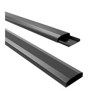 Pasarela de plástico con 1x 40 cm, Cinta Adhesiva 3M como Accesorio, 0,50 m, Negro