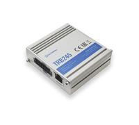 Pasarela industrial Teltonika TRB245 gris 4G LTE RS-232/485 SNMP Ethernet 1 puerto SIM
