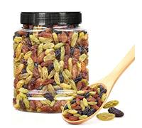 Pasas Grandes Premium De 3 Colores Enlatadas 500 G - Snack Frutas Secas Listo For Comer, No Necesita Lavado, Suave Y Dulce For Hornear, Cereales Yogur