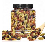 Pasas Grandes Tricolores, Lata De 500 G, Snack Frutos Secos Listo For Comer, No Necesita Lavado, Suave Y Dulce For Hornear, Avena Yogur