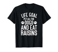 Pasas Pet All The Dogs Funny Dogs and Raisins Camiseta