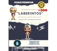 PASATIEMPO LABERINTOS ESTIMULACION COGNITIVA: Laberintos Grandes cuadrados y circulares para Jóvenes Adultos Mayores, Entrenamiento mental, +300