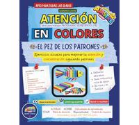 Pasatiempos Adultos Niños-Juegos Personas Mayores-Niños-Entretenimiento-Cuadernos Estimulación Cognitiva-Libro Ejercicios-PE-Actividades Memoria ... ATENCIÓN Y CONCENTRACIÓN SIGUIENDO PATRONES