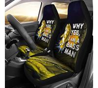 Pasatiempos De Pesca ¿por Qué Sí, Soy Un Hombre De Lubina? 2 Piezas Fundas Asientos Delanteros Coche Moda Fundas De Asientos Delantero Duradera Cubre De Asiento Delanteros Universal para SUV Camión