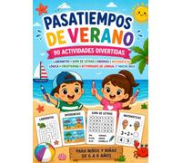 Pasatiempos de VERANO. 90 actividades divertidas para niños y niñas de 6 a 8 años