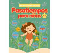 PASATIEMPOS PARA NIÑOS 4-6 AÑOS: NIA EN EL FONDO DEL MAR: Libro de actividades y juegos de preescolar. Colorear,recortar,laberinto,sopa de ... (Aventuras con Nia, tu amiga más aventurera)