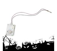 Pasbuteiy Altavoz con sonido de miedo, gritos fantasmas activados por voz para Halloween, accesorios de gritos con luz LED, herramientas de Halloween espeluznantes para bromas de sala de escape