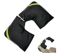 Pasbuteiy Guantes cálidos para manillar de bicicleta para clima frío, manoplas cálidas para el manillar de la bicicleta en invierno | encaja exactamente en los manguitos de manillar para motocicletas