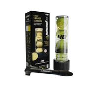 Pascal Box - Presurizador de Pelotas de Pádel y Tenis, Recupera la Presión, Pack Completo Incluye Bomba y Lubricante, Capacidad para 4 Pelotas