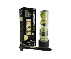 Pascal Box - Presurizador Pelotas Padel con Bomba | Padel Accesorios Bolas Padel | Accesorios Pelotas Padel y Pelotas de Tenis | Bote Presurizador Pelotas Padel | Pack Completo Inlcuye Lubricante