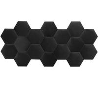 Pascal Morabito Cabecero terciopelo gris antracita 180 x 200 cm