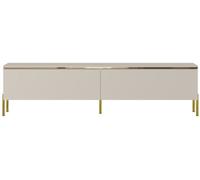 Pascal Morabito Mueble bajo de TV melamina beige