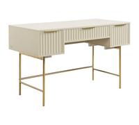 Pascal Morabito Vente-Unique - Escritorio Tradicional Vitesda - L 120cm x A 60cm x H 75.5cm - MDF - Beige