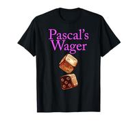 Pascals Apuesta Filosofía Lógica Fe Pensamiento Racional Dios Camiseta