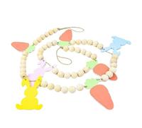 Pascua Banner De Zanahorias De Conejo - Bunny Zanahoria Bunting Para Pascua | Cartón De Fiesta De Vacaciones De Juguete Lindo Para Chimenea De Pared En Casa