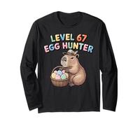 Pascua Capybara Funny 67 Egg Hunter Cool Easter Eggs Kids Manga Larga