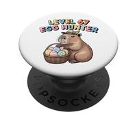 Pascua Capybara Funny 67 Egg Hunter Cool Easter Eggs Kids PopSockets PopGrip Adhesivo