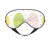 Pascua Con Lindos Huevos De Lunares, Cubreojos completos Antifaz bloqueador de luz Antifaz para dormir Antifaz suave con los ojos vendados Noche