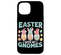 Pascua con mis gnomos Carcasa para iPhone 15