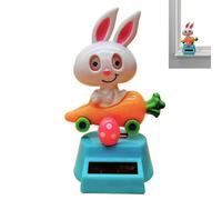 Pascua De Baile Solar, Conejito De Baile Solar, Conejo De Baile Solar, Figuras De Cabezones Solares | Conejo De Pascua Con Energía Solar, Juguetes De Baile, Coche De Conejito, Muñeca Bailarina Con Cab