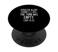Pascua Él ha resucitado alerón Alerta la Tumba es Cristiano vacío PopSockets PopGrip Adhesivo