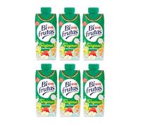 Pascual Bifrutas Pacífico Manzana, Kiwi, Naranja y Lima Pack 6x330 ml | Bebida Refrescante con Leche y Zumo de Frutas | Sabor Frutal y Cítrico | Ideal para Desayunos y Meriendas