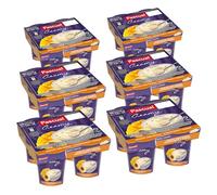 Pascual Yogur Cremoso Sabor Albaricoque y Mango - 6 Paquetes de 4 x 125 gr - Total: 3 kg