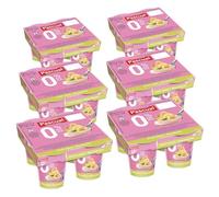 Pascual - Yogur Desnatado Sabor Macedonia. Caja de 6 Pack de 4 x 120g. Total 24 uds.