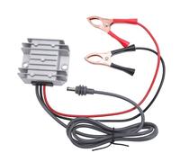Pase el Cable de alimentación, para el convertidor de Refuerzo de CC de Alto Rendimiento de Mini Plato con Clips de cocodrilo 12V 24V a 30V 3.5A ALEMINIO Aluminio ALEAY IP68