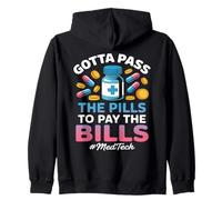 Pase Las píldoras Funny MedTech Medical Technology Sudadera con Capucha