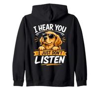 Paseador de Perros con Texto en inglés I Just Don't Listen Sudadera con Capucha