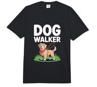 Paseador de Perros ilustrado compañero canino Comfort Colors Adult Heavyweight T-Shirt