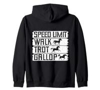 Paseo A Caballo, Trote, Galope, Jinete Sudadera con Capucha