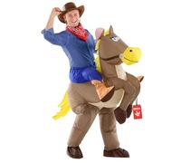 Paseo Adulto En Disfraz Inflable De Caballo Disfrazarse Para Mujer Y Hombre , color/modelo surtido