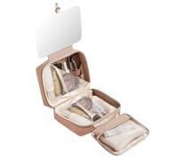 Paseo colgante bolsa de aseo de gran capacidad kits de bolsas de maquillaje impermeables cosméticos organizadores caso baño ducha maquillaje cosmético, b, Mass Beauty