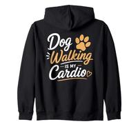 Paseo de Perros Cardio Pet Dog Walker Animal Pet Dueño Sudadera con Capucha