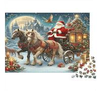 Paseo de Santa Claus Ride 1000 Piezas Cartón Resistente Rompecabezas Premium Amantes De La Familia Alivio del Estrés Regalos Paquete De Valor 52x38cm/1000pcs