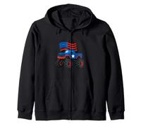 Paseo en American Star Monster Truck Sudadera con Capucha